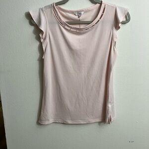 Candie's Soft Pink Embellished Blouse Small